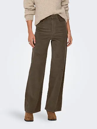 ONLY | Cordhose Wide Leg ONLHOPE | braun
